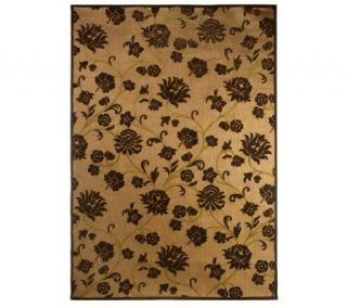 Bombay 75 x 106 Floral Scroll Indoor/Outdoor Rug   H193674