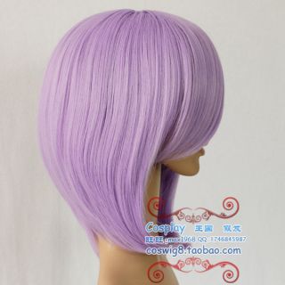 COS Wigs New Short Cosplay Light Purple Wig Color 3815