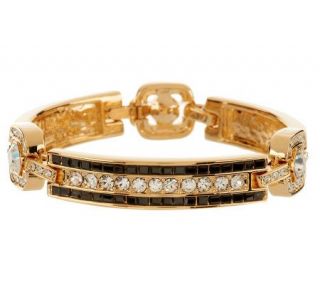 Jacqueline Kennedy Crystal Baguette Bracelet —