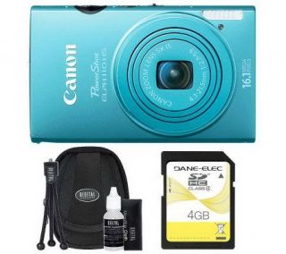 Canon ELPH 110 16.1MP 5xOptical Zoom Digital Camera, Bonus Kit