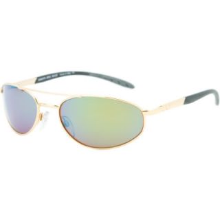 New Costa Del Mar Havana Sunglasses 580 Glass Gold Grn