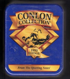 1993 Conlon Collection 330 Card SEALED Factory Tin Set