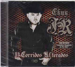 Chuy Jr CD New 13 Corridos Alterados Caballero Templario de Por Vida Y