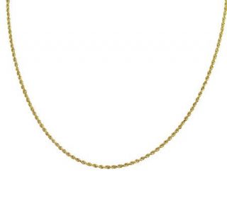 EternaGold 16 Solid Rope Chain Necklace, 14K Gold, 3.1g —