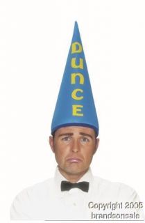  Adult Dunce Cap Funny Costume Hat