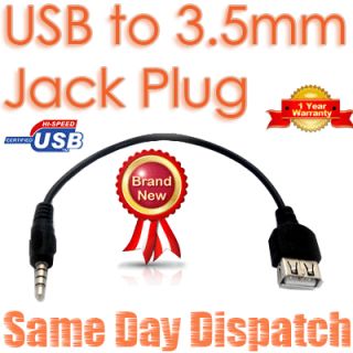  Pole 3 5mm Jack Plug Data Power Connector Cable for iPod 