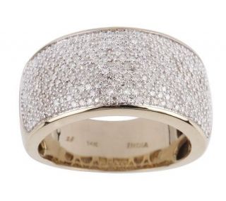 AffinityDiamond 1/2 ct tw Micropave Band Ring, 14K Gold —