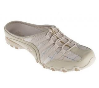 Skechers Leather Multi Color Open Back Skimmers —
