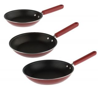 CooksEssentials Hardcoat Enamel II Nonstick 3 pc. Skillet Set