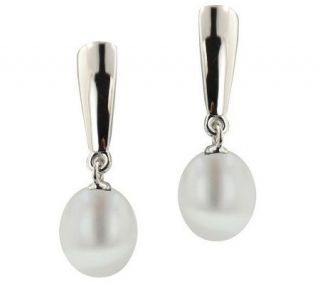 Honora Sterling Cultured Freshwater Pearl DropClip Earrings — 