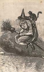 Witch of about the Middle of the Fifteenth Century, drawn and etched