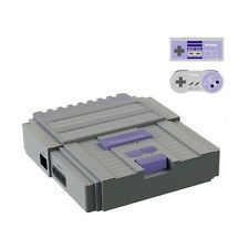 Gray Retron 2 System Console Play NES 8 Bit Nintendo Super 16 SNES