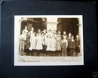 Creswell Oregon 1916 School Class Antique Photo
