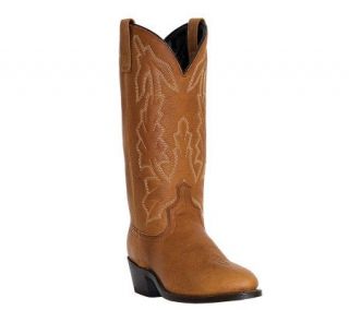 Laredo Mens 13 Walnut Deertan Cowboy Boots   A170983