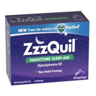 New Zzzquil Nighttime Sleep Aid Liquicaps 48 Count