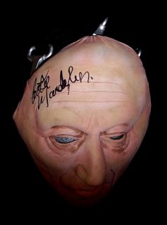 JIGSAW MASK AUTOGRAPHED BY COSTAS MANDYLOR (HOFFMAN IN SAW)