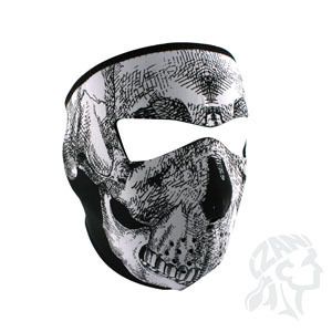  Neoprene Airsoft Face Mask Skull Costume Protection Headgear