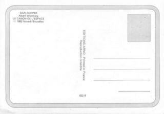 Continental Dan Cooper Le Canon de LEspace Albert Weinberg Postcard
