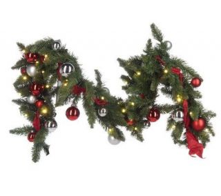 BethlehemLights BatteryOperated 6 Ornament Garland with Timer
