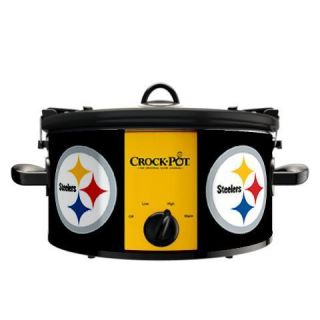 Official NFL Crock Pot Cook & Carry 6 Quart Slow Cooker – Pittsburgh