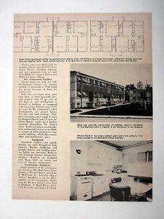 Cotter Iroquois Homes Louisville KY Public Housing Projects 1955 Print