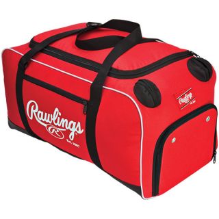 Rawlings Covert Baseball Softball Equipment Bat Bag Red Scarlet