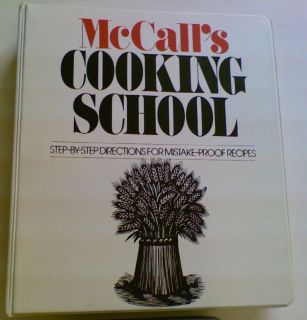  McCall's Cooking School Cook Book 3 Binders