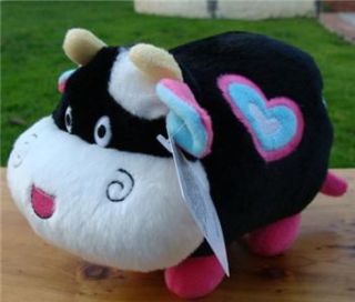 Cute Plush Black Cow Stuffed Animal Valentine Day Gift