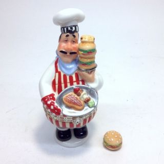 Cooking Club of America Figurine Hamburger Chef ★
