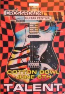 Eric Clapton 2004 Crossroads Guitar Festivaltalent Pass