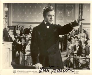 Louis Jourdan as The Count of Monte Cristo Autographed
