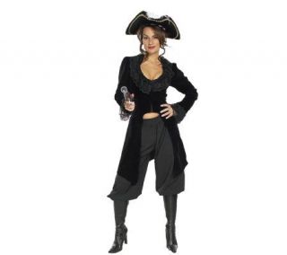 She Captain Black Adult Ladies Pirate Costume —