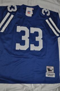 Authentic Dallas Cowboys 33 Tony Dorsett Blue 1977 Throwback Jersey