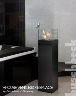 Hi Cube Tower Ethanol Indoor / Outdoor Fireplace + FREE Fuel