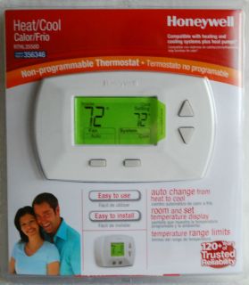  Heat Cool Non Programmable Thermostat RTHL3550D Auto Change