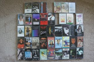 Cassettes Lot of 41 Country Rock Christmas Music and More