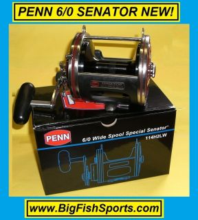 Penn Senator 114L2LW 6 0 Big Game Reel Free USA SHIP New