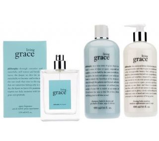 philosophy living grace 3 piece deluxe collection   A230192