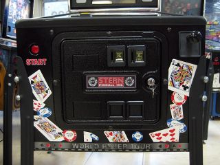 World Poker Tour Pinball Machine . . Collector Quality . wpt