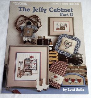 The Jelly Cabinet Cross Stitch Leisure Arts Leaflet 500