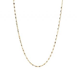 EternaGold 20 Twisted Sparkle Link Necklace 14K Gold, 1.1g —