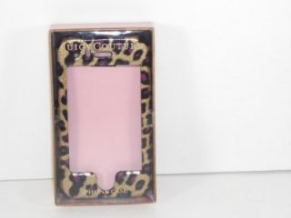 Juicy Couture Metallic Leopard Phone Case 3GS 3G New
