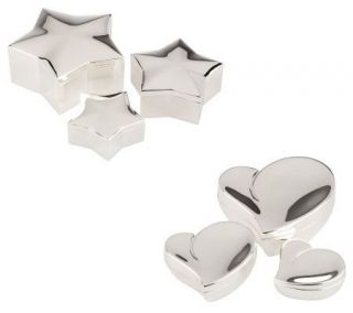 Silver Safekeeper Set of 3 Nested Jewelry Boxes by Lori Greiner