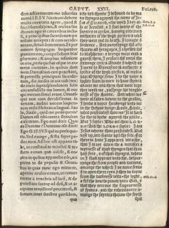 1538 Coverdale 1568 1st Edition Bishops 1569 Great RARE Bible Leaf