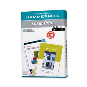 Hammermill Laser Legal Copy Paper 8 1 2 x 14 98 Bright 24 lb Ream 500