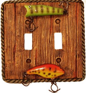   Double Switch Plate Cover Electrical Cover Wildlife Creations 4138