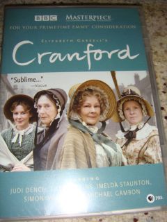 CRANFORD emmy dvd BBC MASTERPIECE Judy Dench complete miniseries NEW