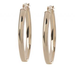 EternaGold Polished Marquise Hoop Earrings, 14K —