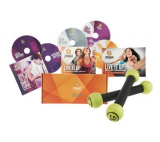 Zumba Gold Live It Up Fitness Program &Take It To The Dance FloorDVDs 