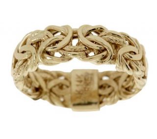Byzantine Domed Band Ring 14K Gold   J265546